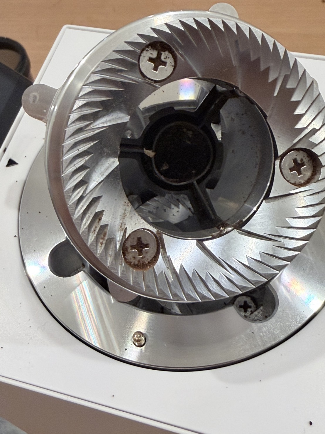 1年保証　高性能電動グラインダー　フラットブレード64mm　home cafeオリジナル