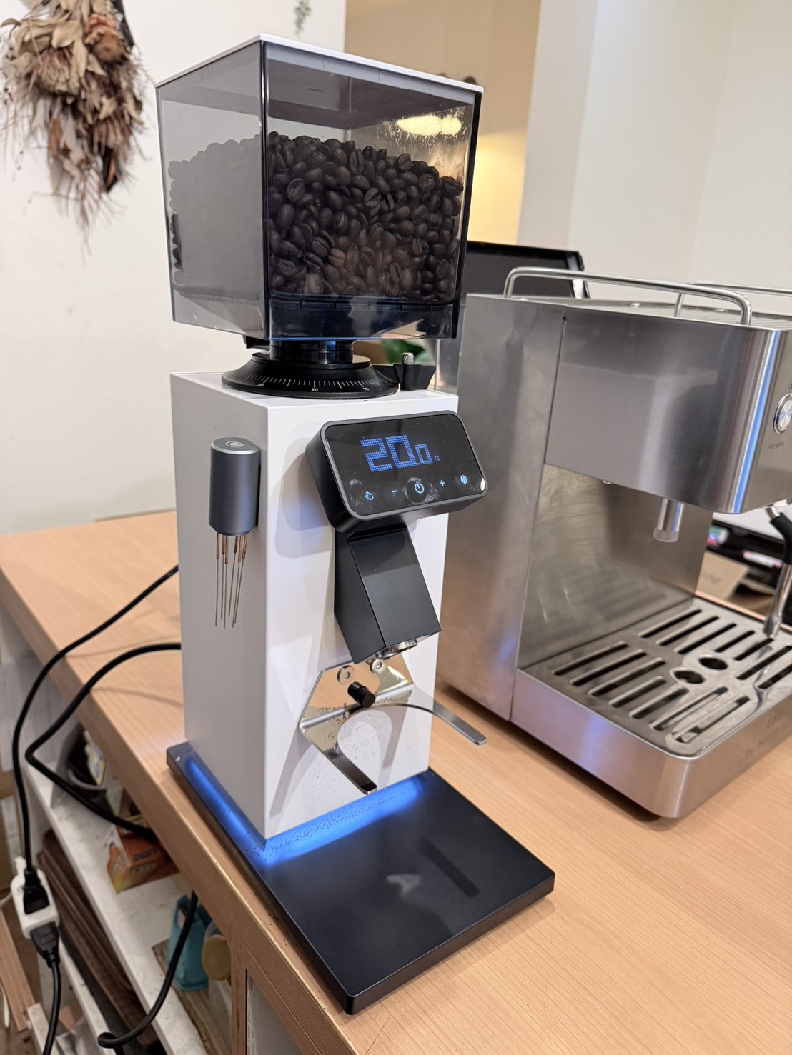 1年保証　高性能電動グラインダー　フラットブレード64mm　home cafeオリジナル