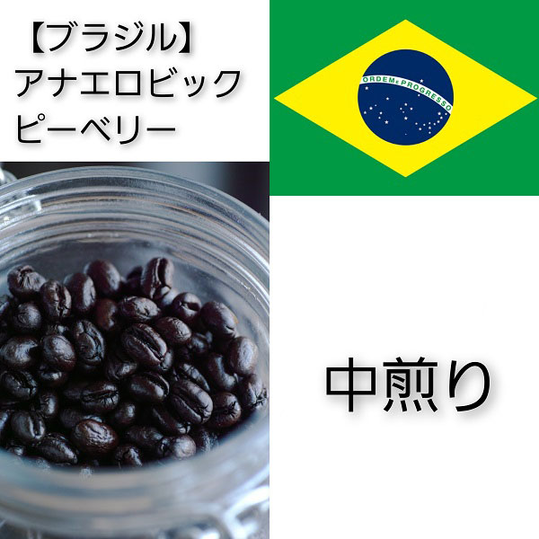 【送料無料】【ブラジル】アナエロビックピーベリー【中煎り】100g